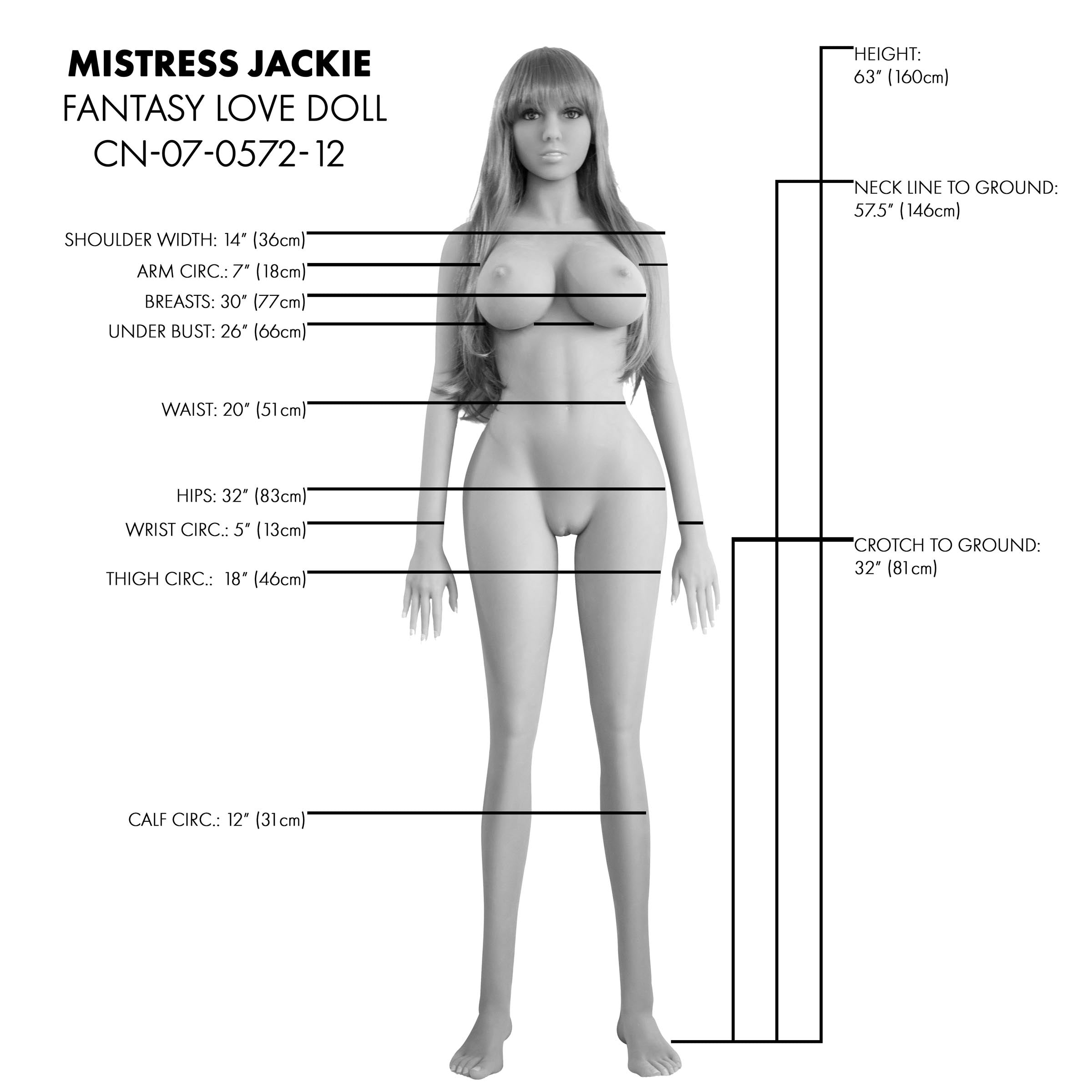 Mistress Jackie Life Size Sex Doll | Curve Toys United States